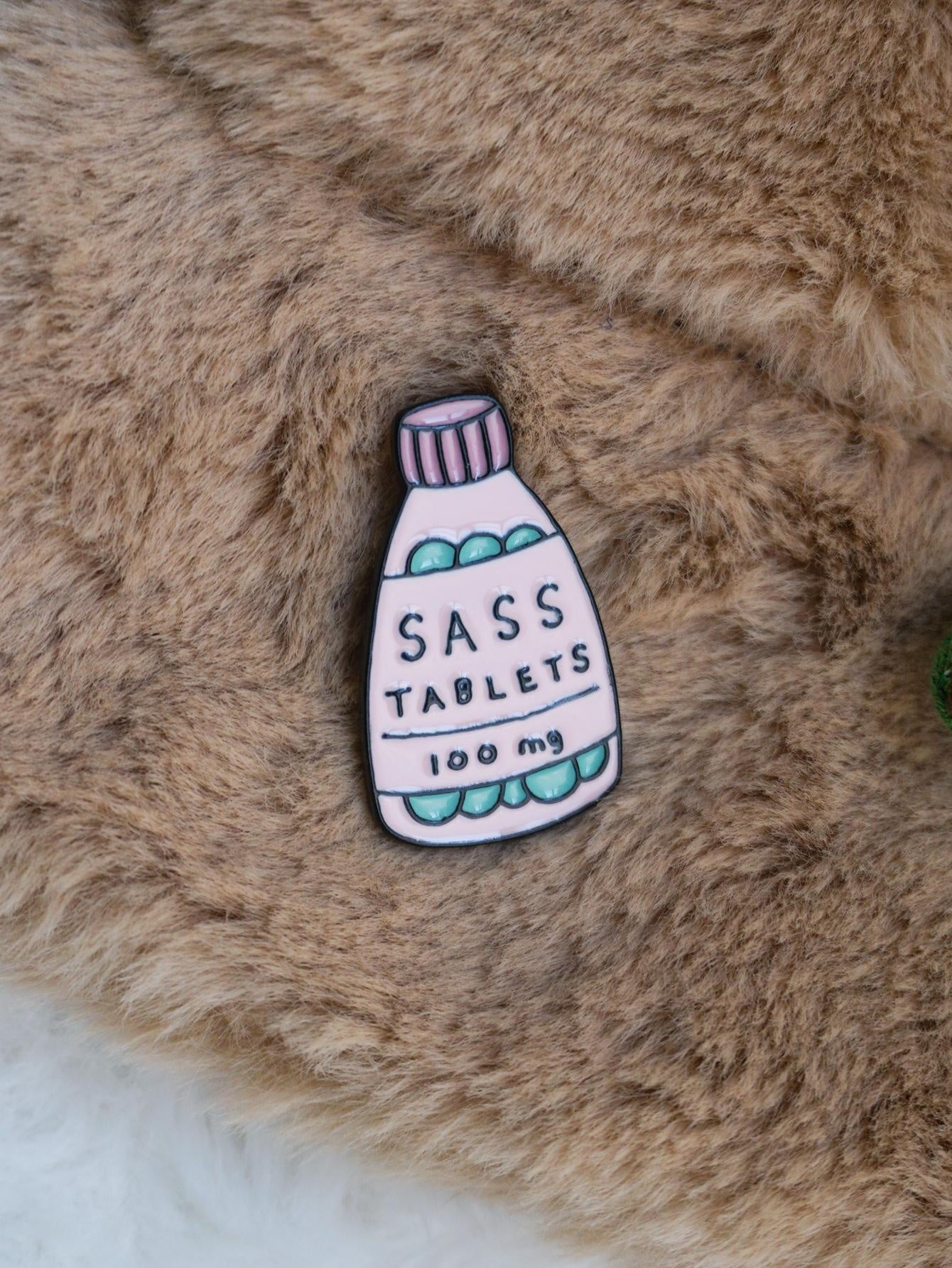 Sass Tablets Enamel Pin