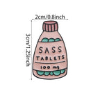 Sass Tablets Enamel Pin