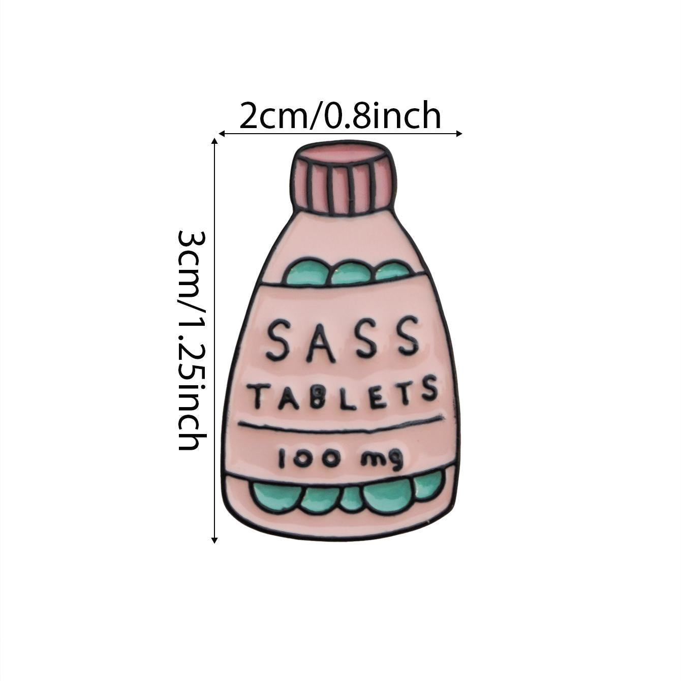 Sass Tablets Enamel Pin
