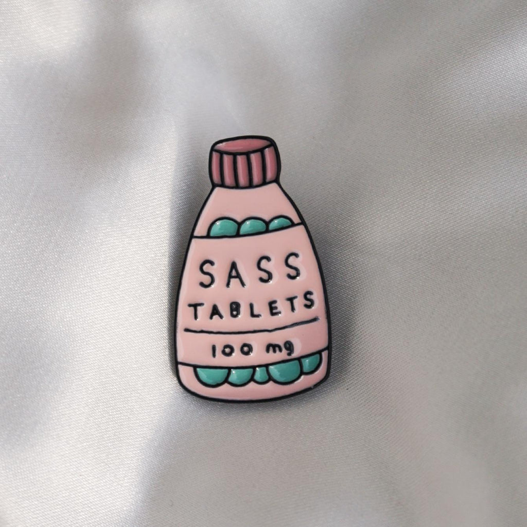 Sass Tablets Enamel Pin