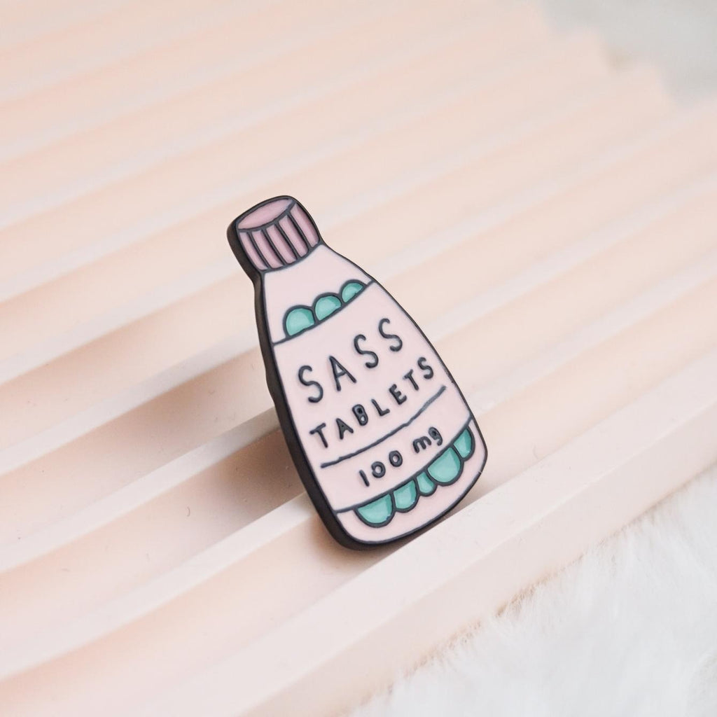 Sass Tablets Enamel Pin