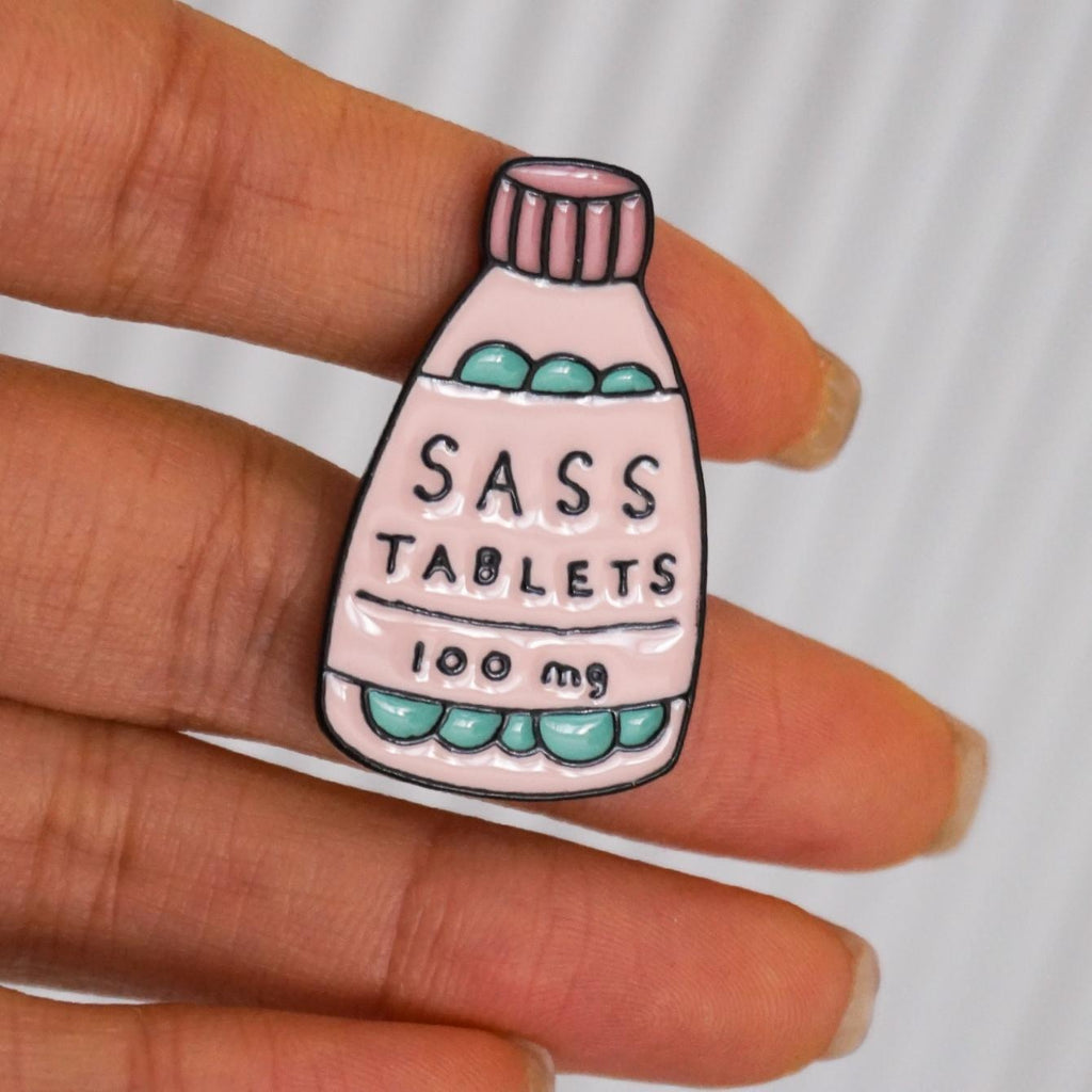 Sass Tablets Enamel Pin