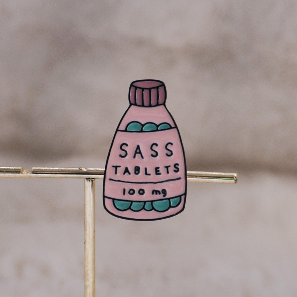 Sass Tablets Enamel Pin