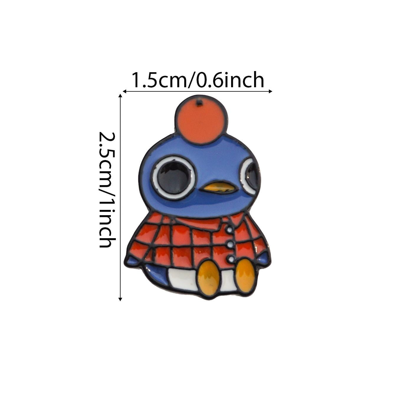 Creative Animal Enamel Novelty Lapel Brooch