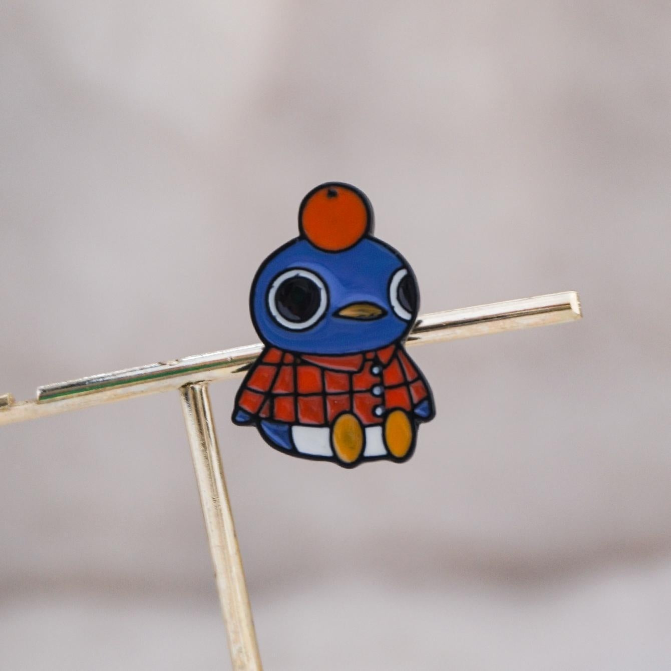 Creative Animal Enamel Novelty Lapel Brooch