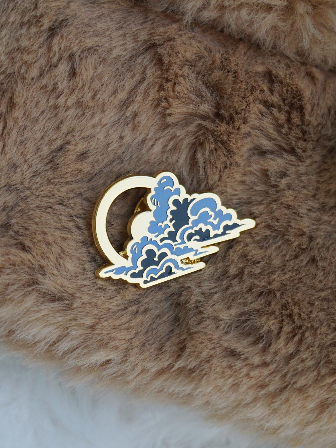 Cloud Novelty Enamel Pin