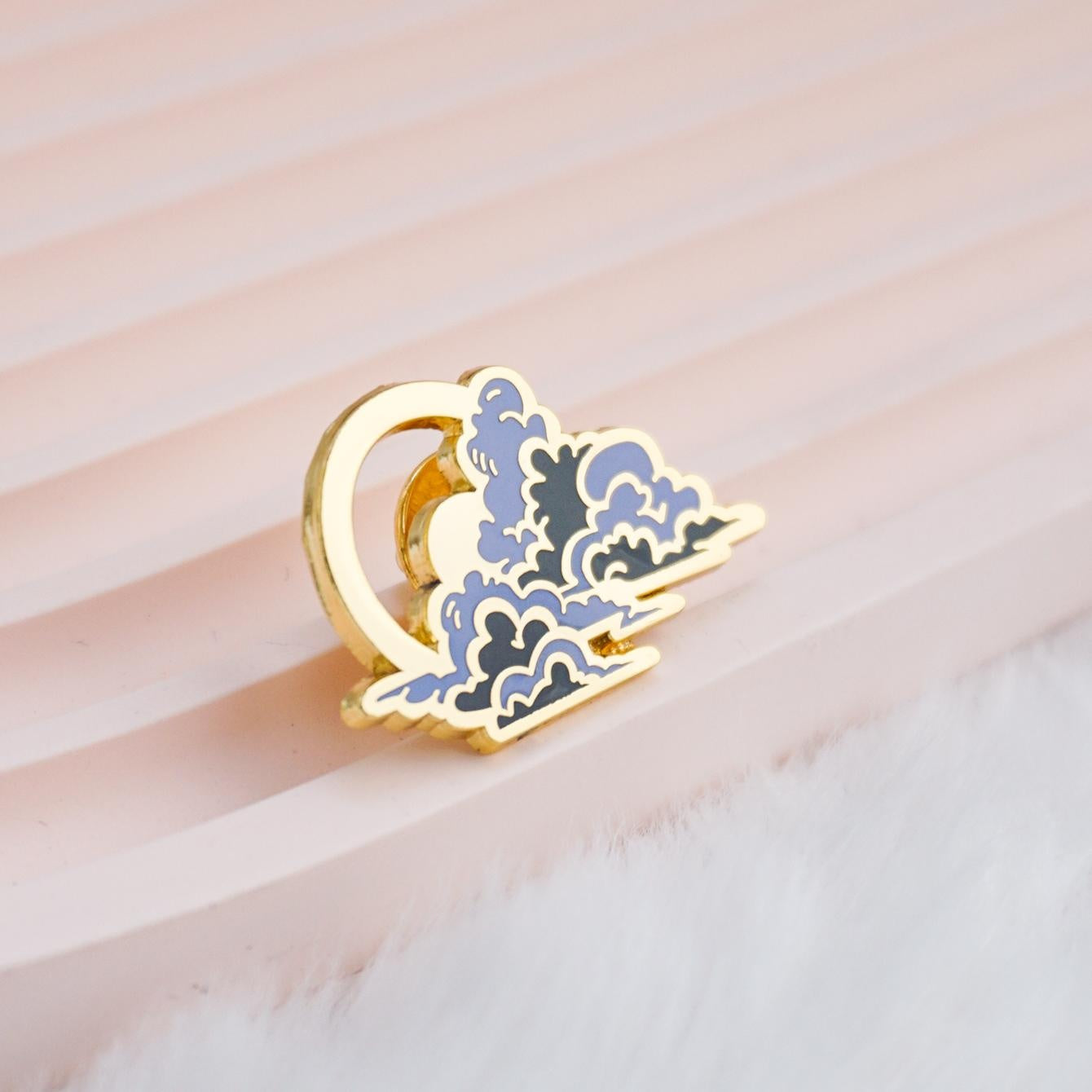Cloud Novelty Enamel Pin