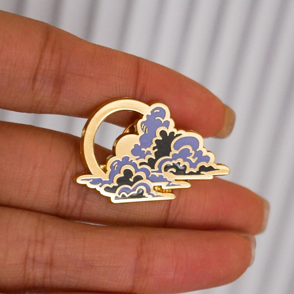 Cloud Novelty Enamel Pin