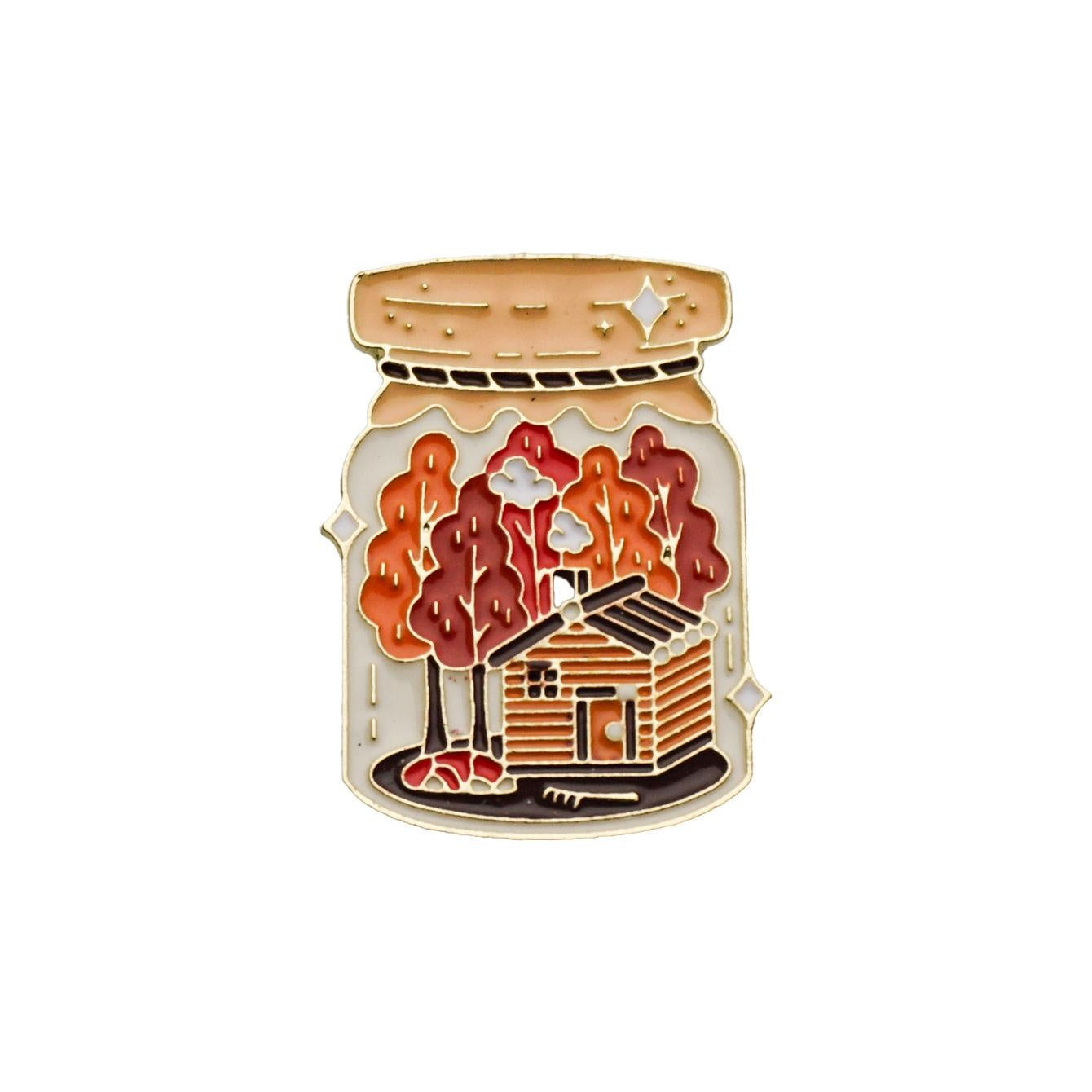 Jar of Autumn Soft Enamel Pin