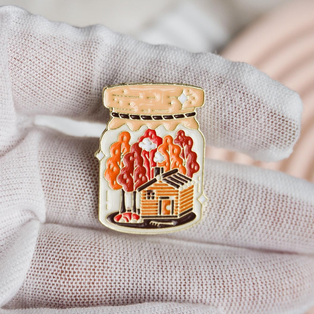 Jar of Autumn Soft Enamel Pin