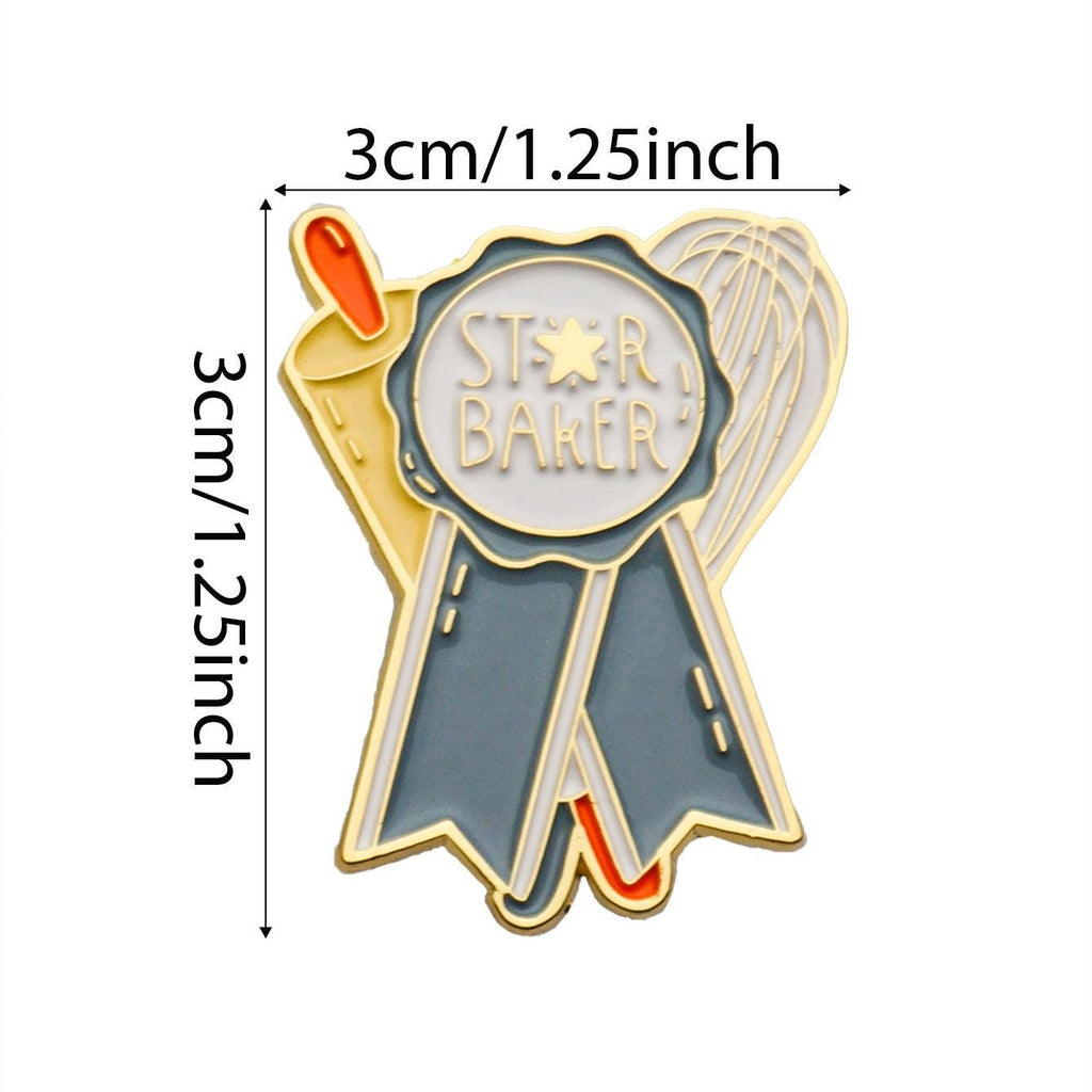 Star STARBAKER Soft Enamel  Pin