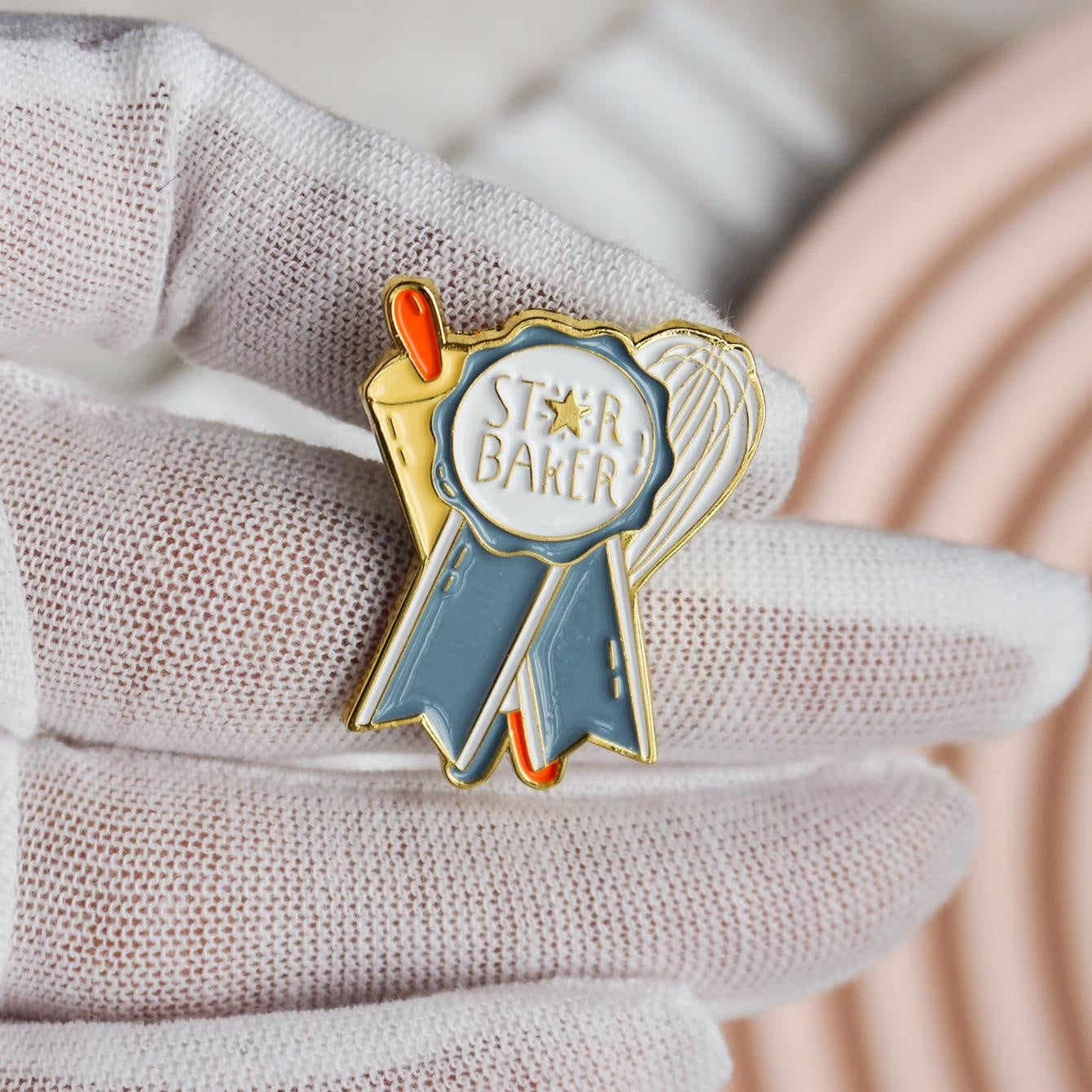 Star STARBAKER Soft Enamel  Pin