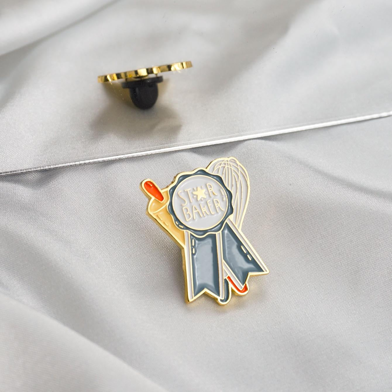 Star STARBAKER Soft Enamel  Pin