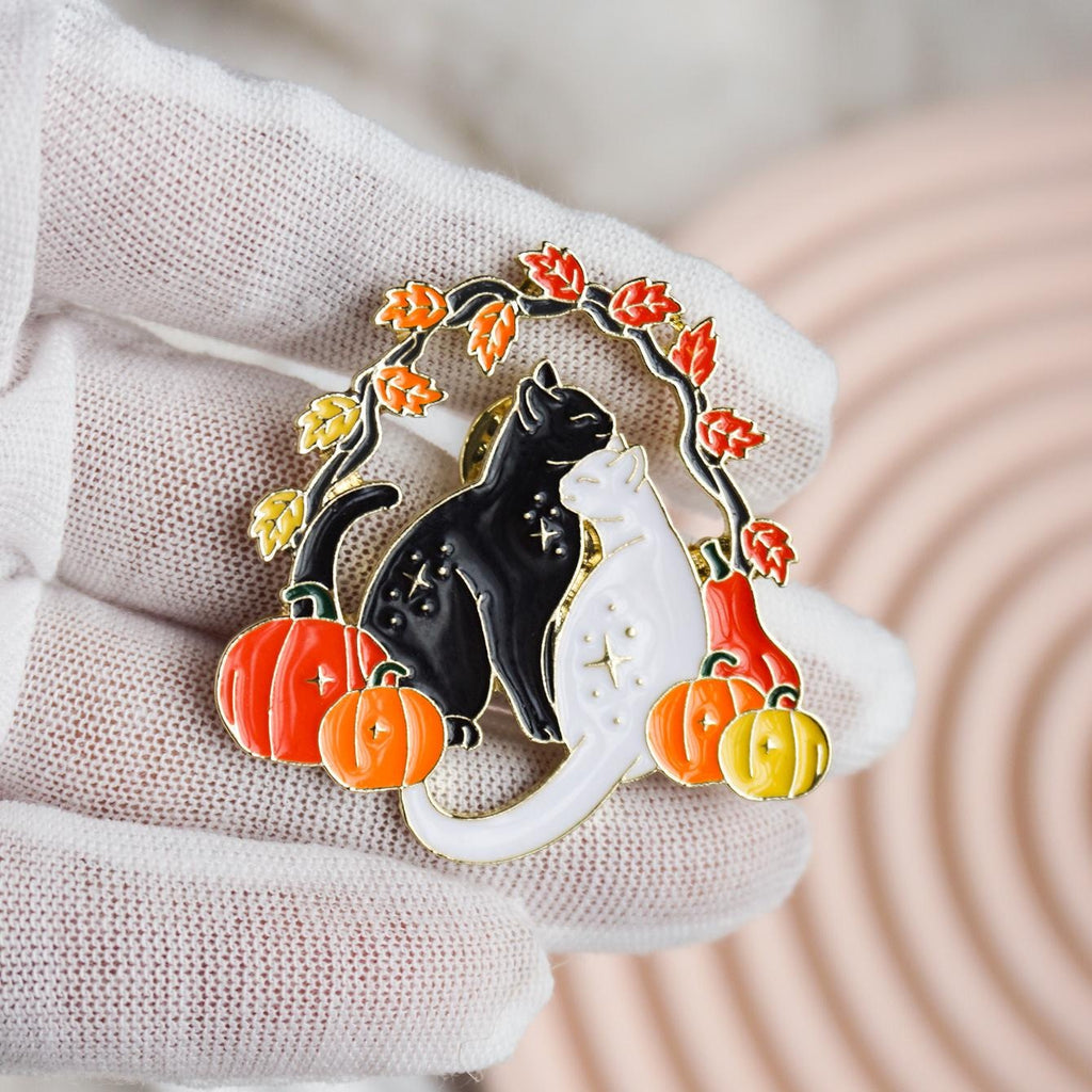 Pumpkin Cats Soft Enamel Pin