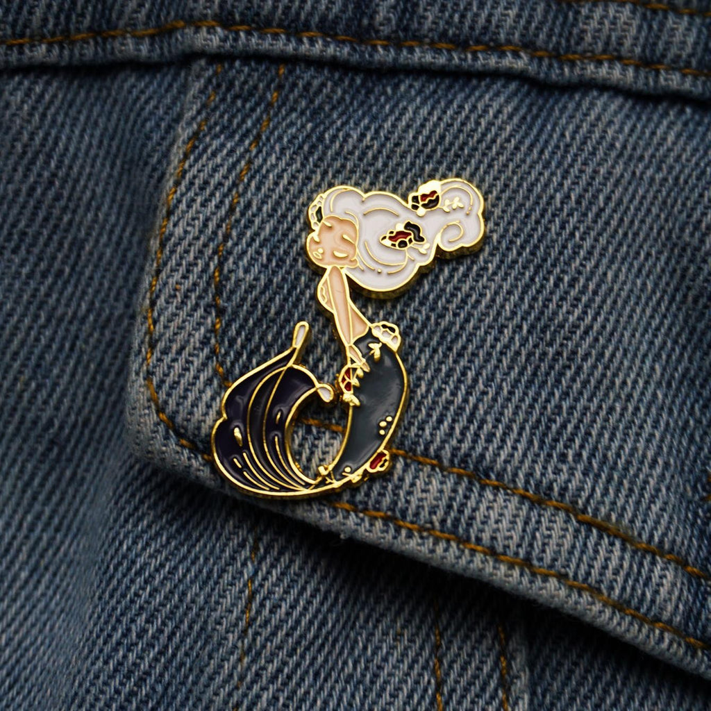 Cute Mermaid Soft Enamel Pin