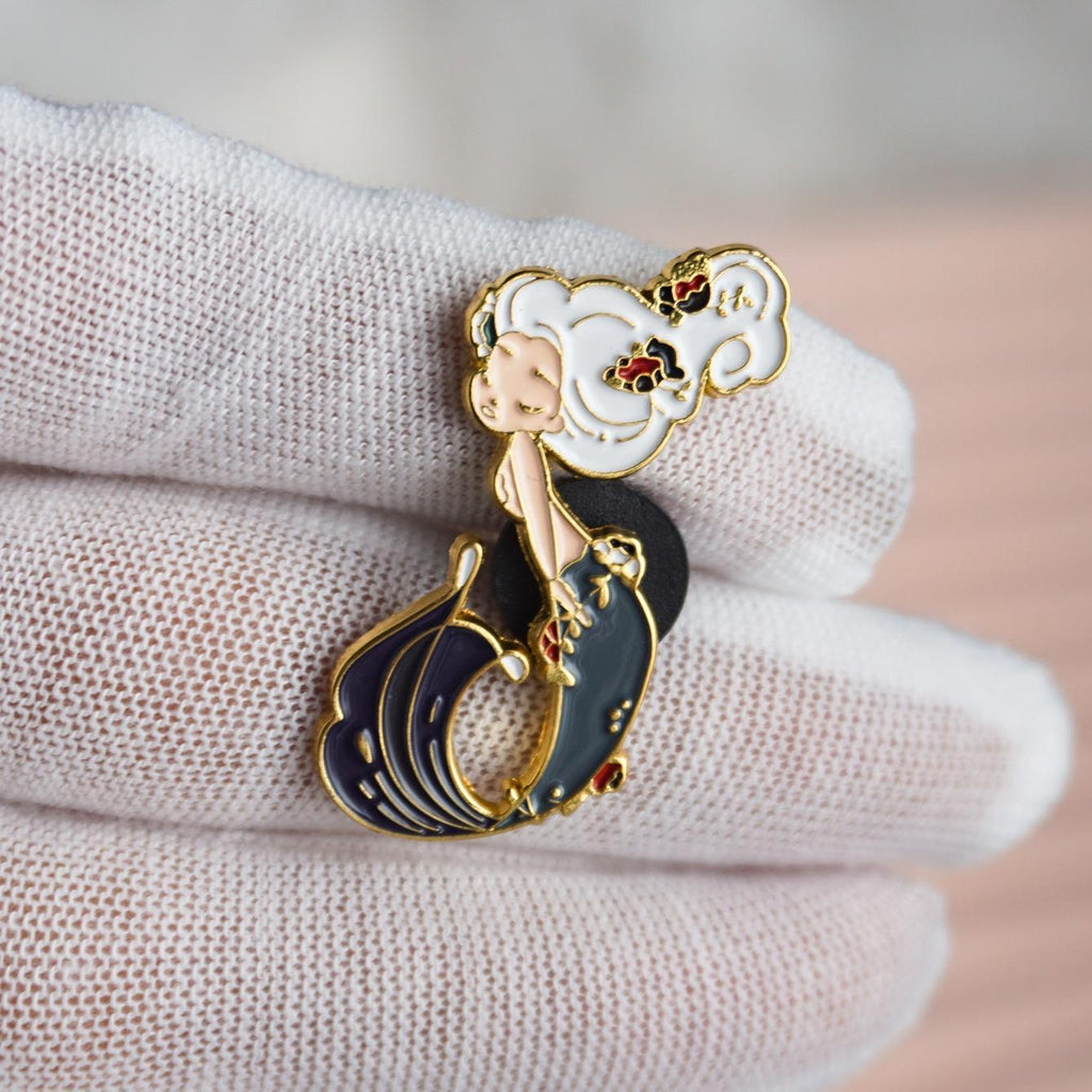 Cute Mermaid Soft Enamel Pin