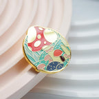 Forest Mushroom Hard Enamel Pin