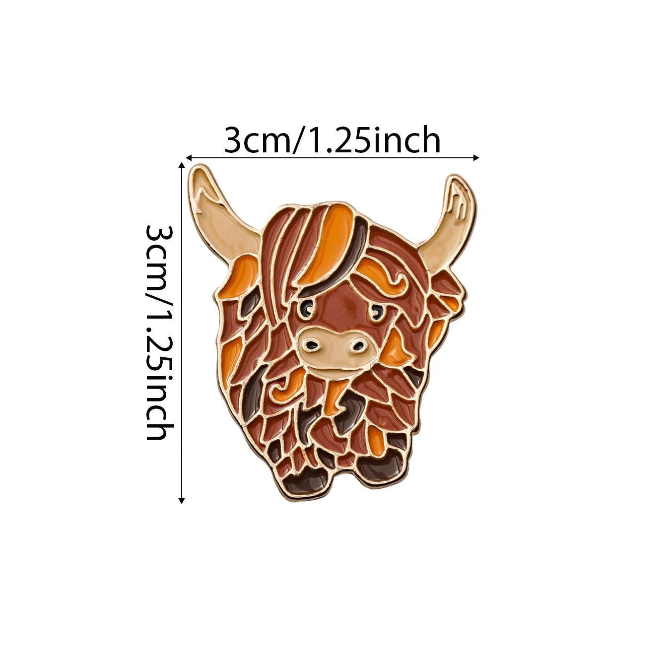 Bull Soft Enamel Pin