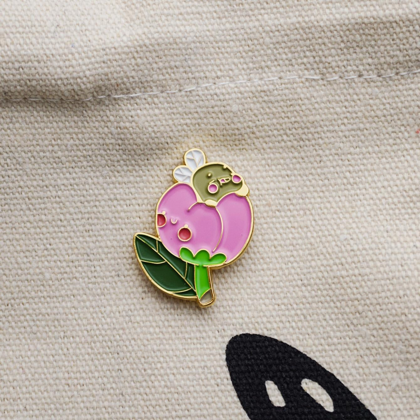 Kawaii Bumble Bee Soft Enamel Pin