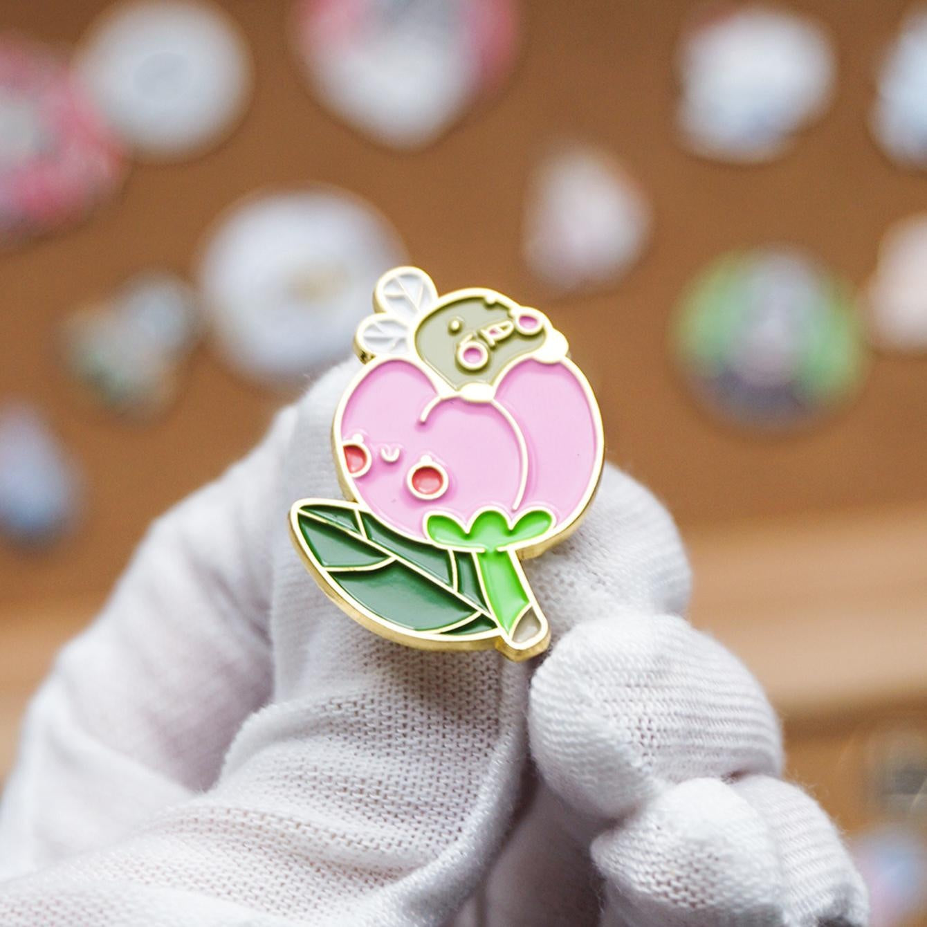Kawaii Bumble Bee Soft Enamel Pin