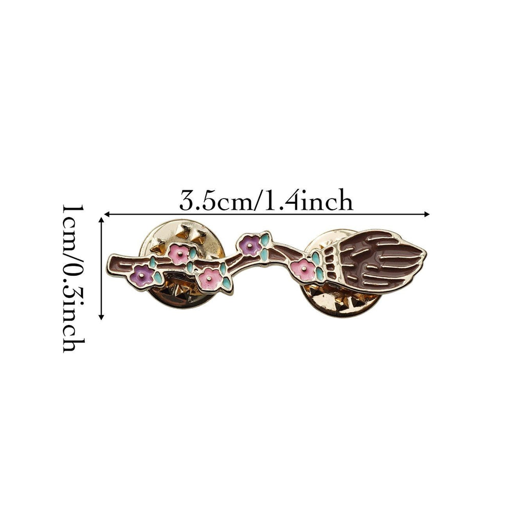 Broom Soft Enamel Pin