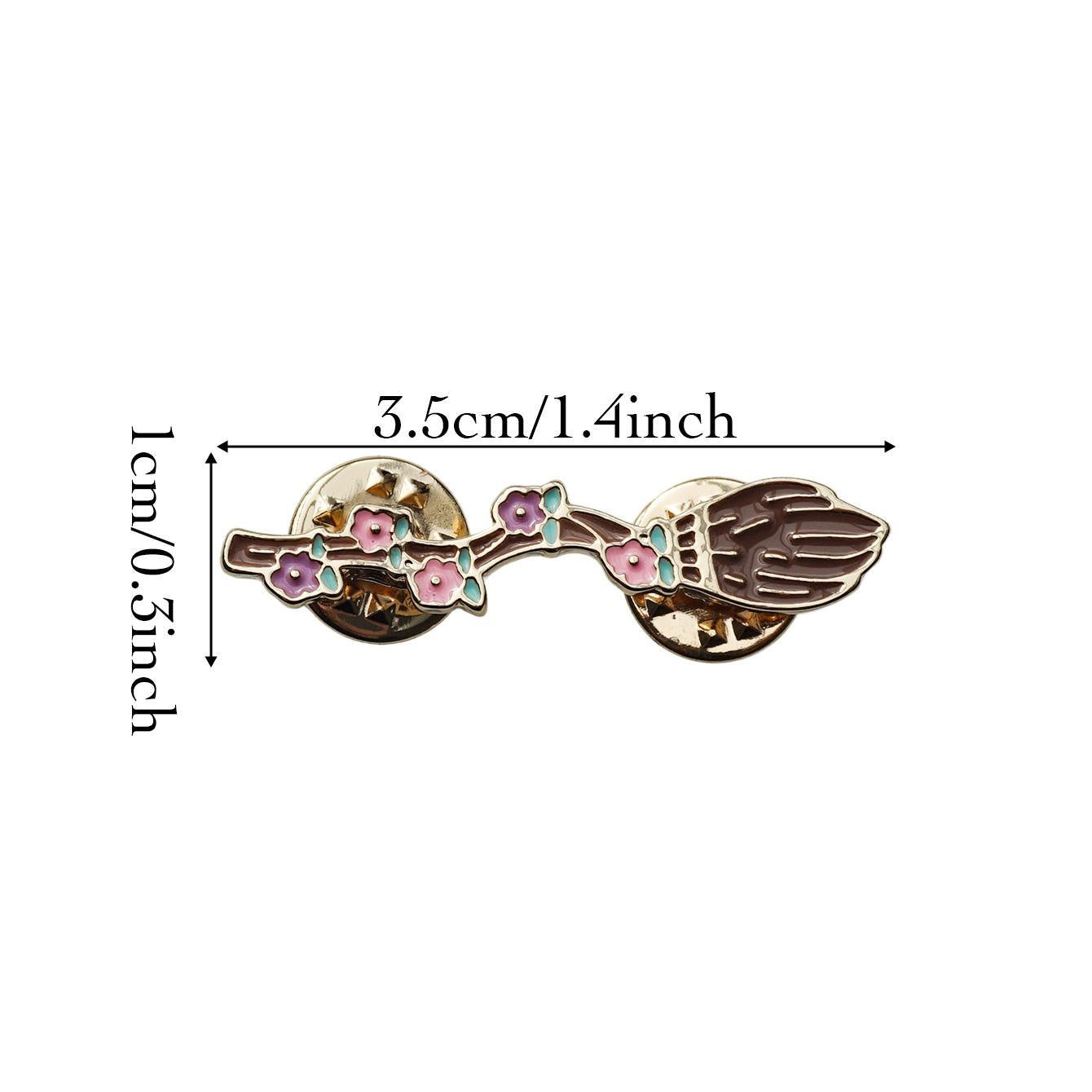 Broom Soft Enamel Pin