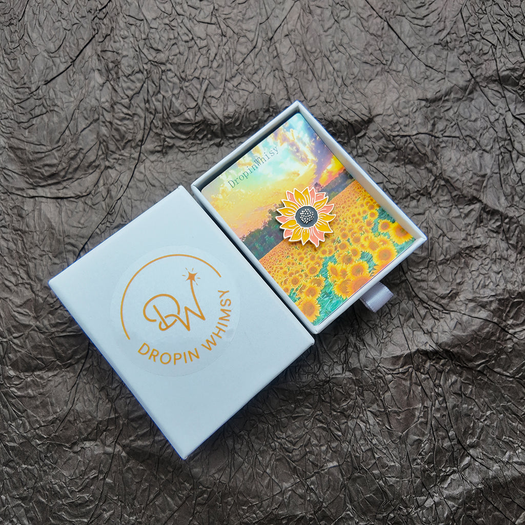 Vibrant Sunflower Enamel Pin