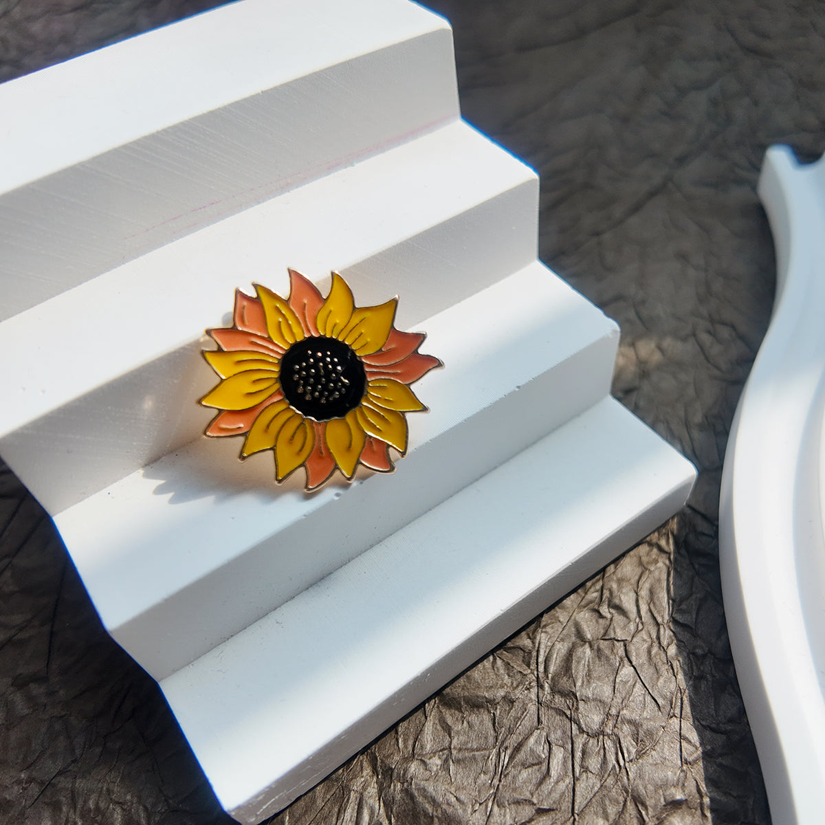 Vibrant Sunflower Enamel Pin