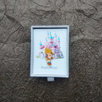 Cute Retro Girl Enamel Pin