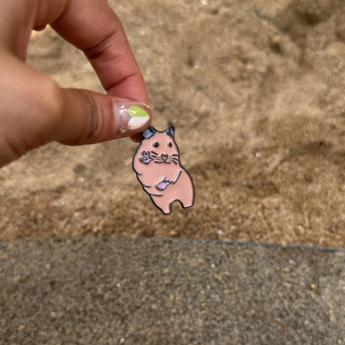 Cute Hamster Ye Soft Enamel Pin