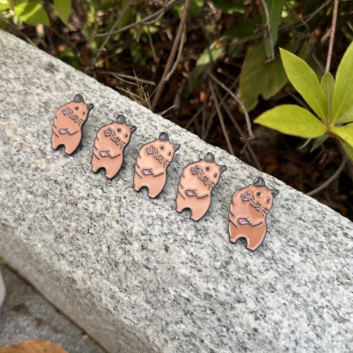 Cute Hamster Ye Soft Enamel Pin