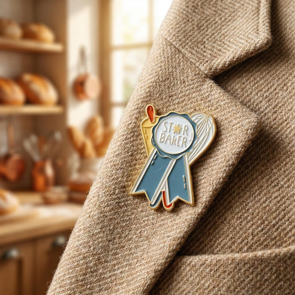 Star Baker Enamel Pin